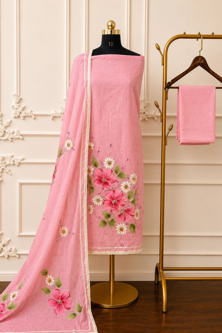 Hand Painted Floral Gota Work Edition | 2482-2485