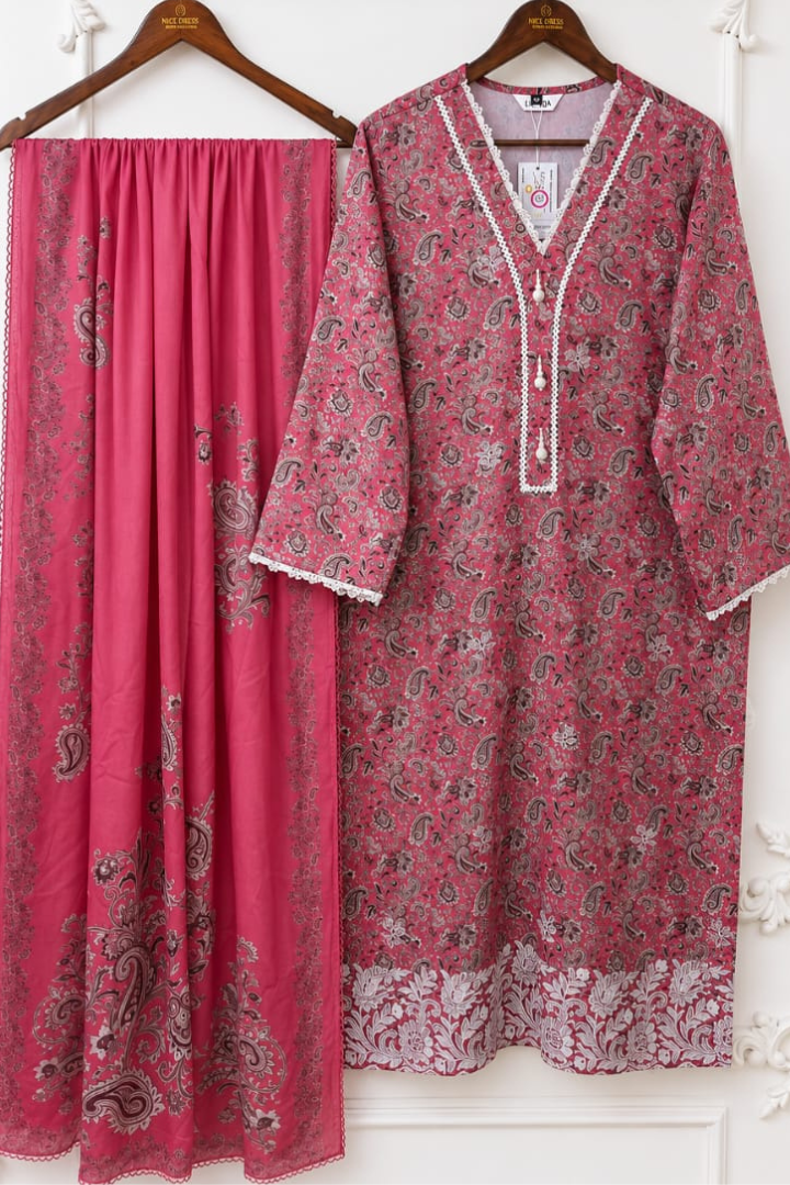 Persian Paisley-Exclusive Stitched Series | 4233