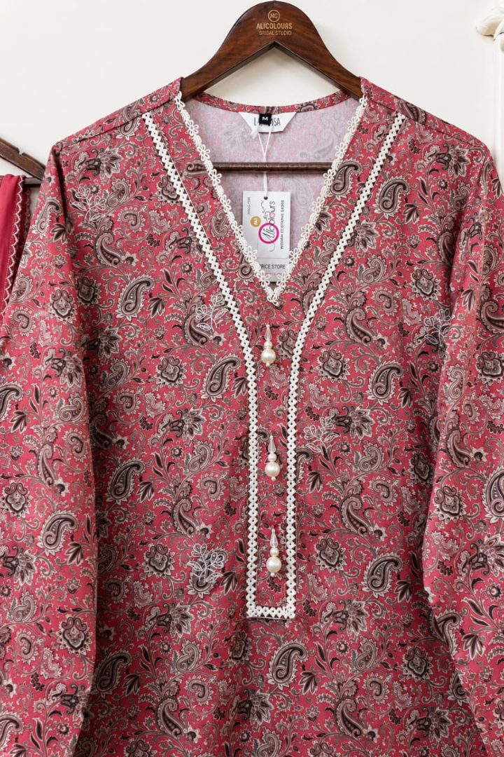 Persian Paisley-Exclusive Stitched Series | 4233