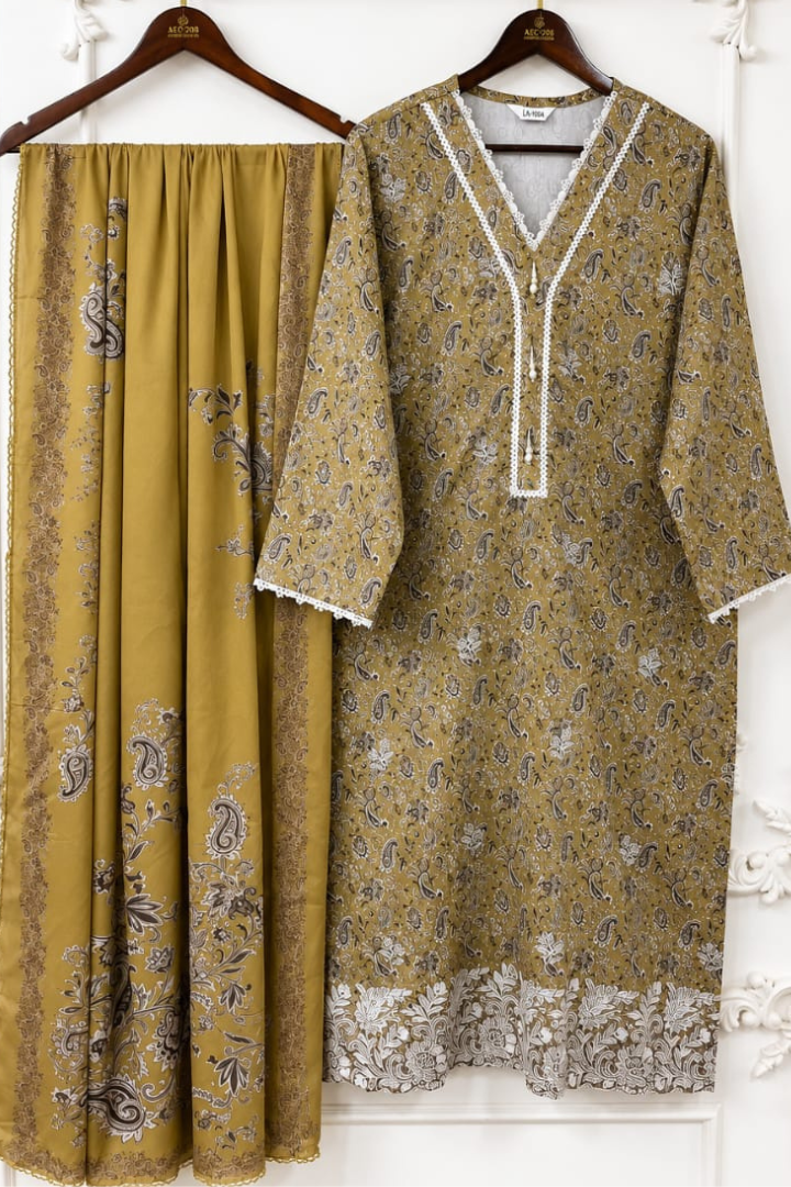 Persian Paisley-Exclusive Stitched Series | 4235
