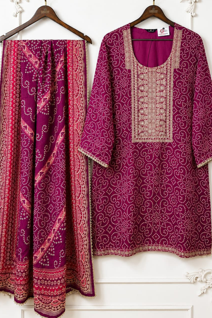 Bandhani Prestige Series - Crepe Edition | 4245