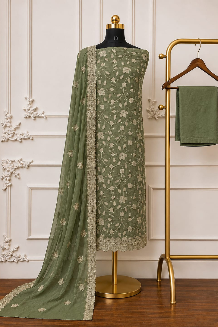 Mehfil E Gul Premium Crush Organza Series | 2529-2532