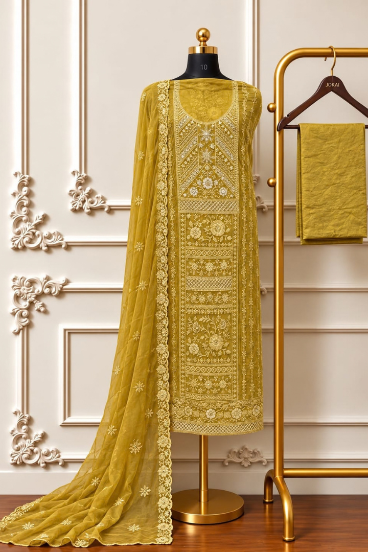 Premium Georgette lucknowi style edition | 1201-1203