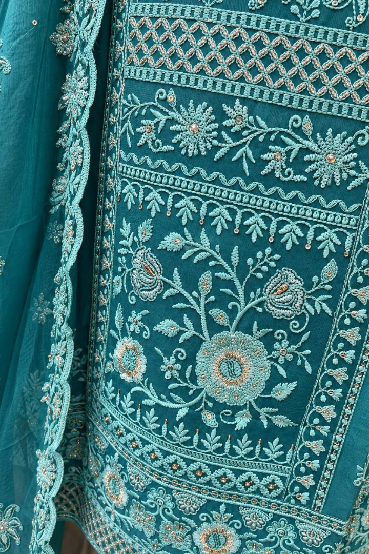 Premium Georgette lucknowi style edition | 1201-1203