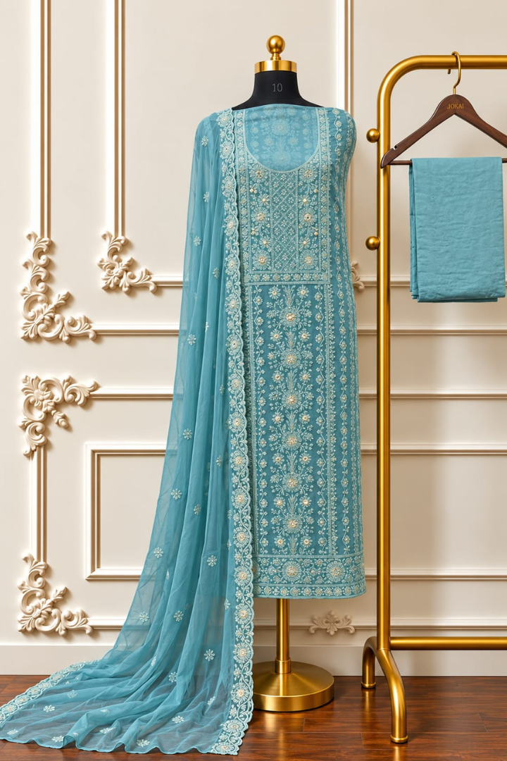 Premium Georgette lucknowi style edition | 1204-1206