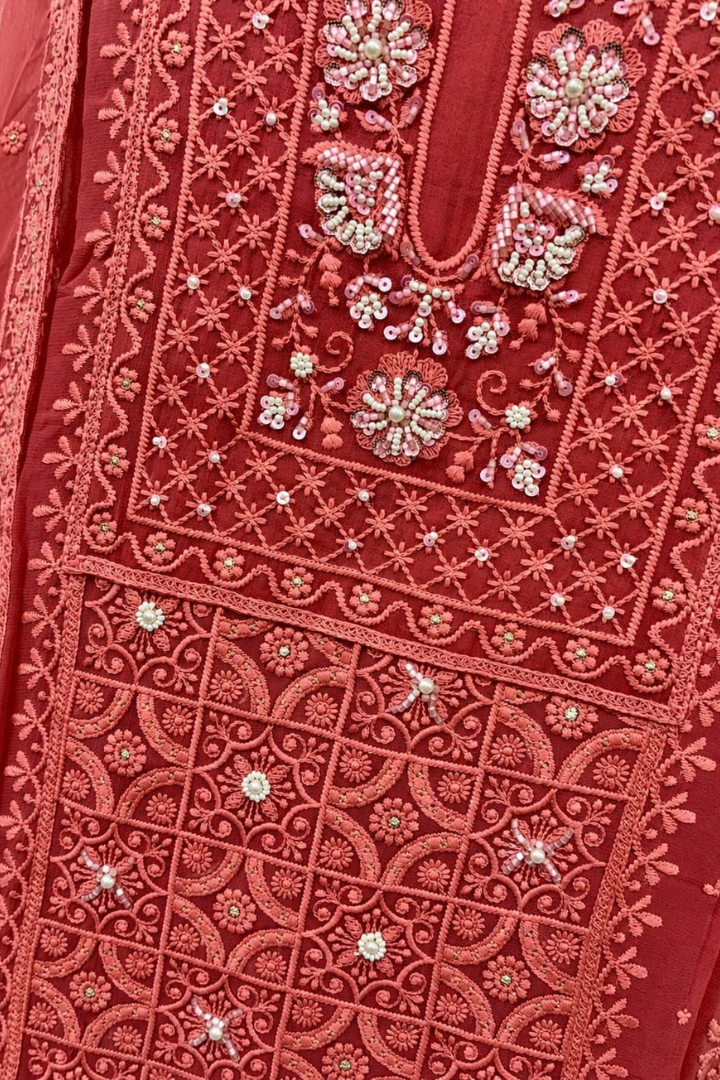 Premium Georgette lucknowi style edition | 1218-1220