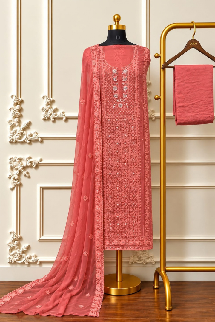 Premium Georgette lucknowi style edition | 1218-1220