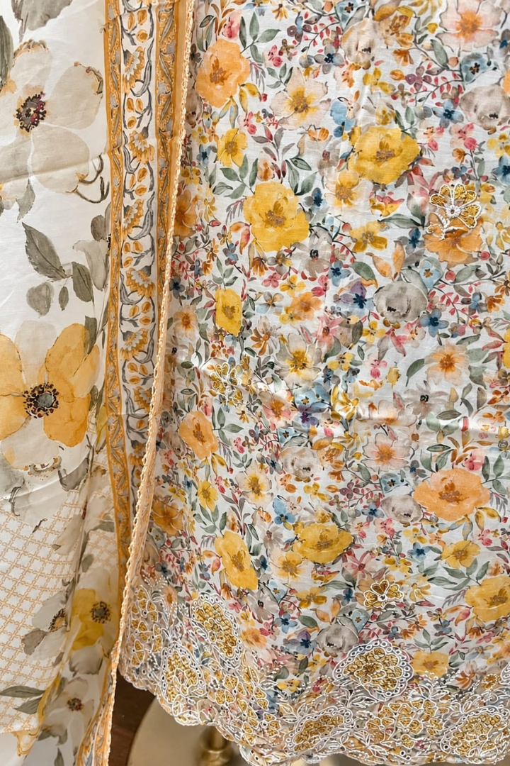 Premium Embroidered Cotton Suits | 1101