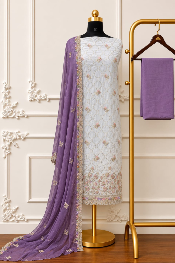 Gulbahar Multicolours Organza Collection | 2201-2204
