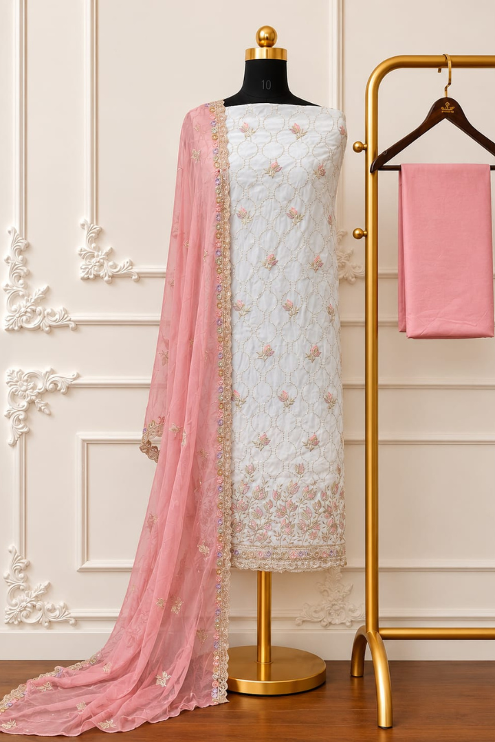 Gulbahar Multicolours Organza Collection | 2201-2204