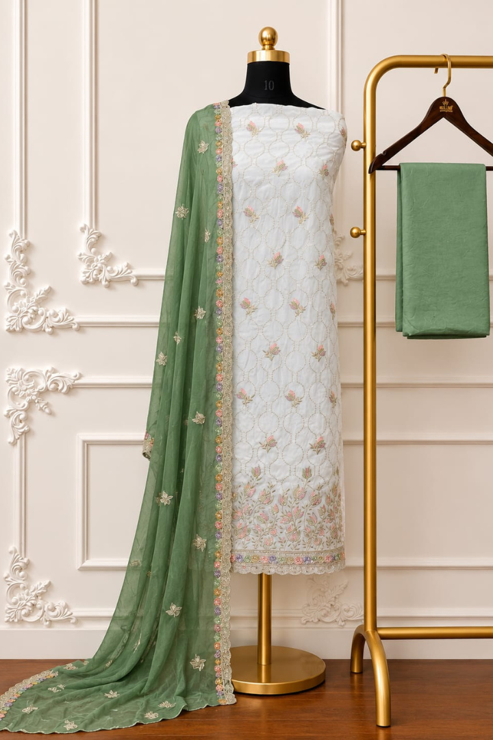 Gulbahar Multicolours Organza Collection | 2201-2204