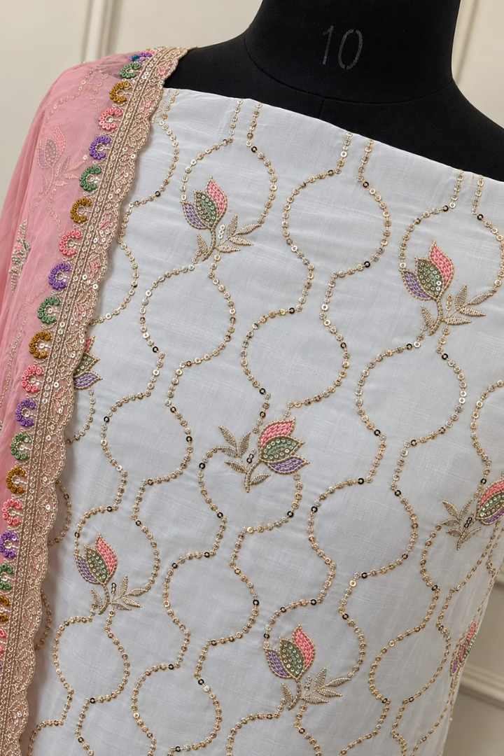 Gulbahar Multicolours Organza Collection | 2201-2204