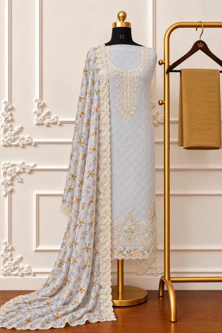 Gulbahar Multicolours Organza Collection | 2205-2208