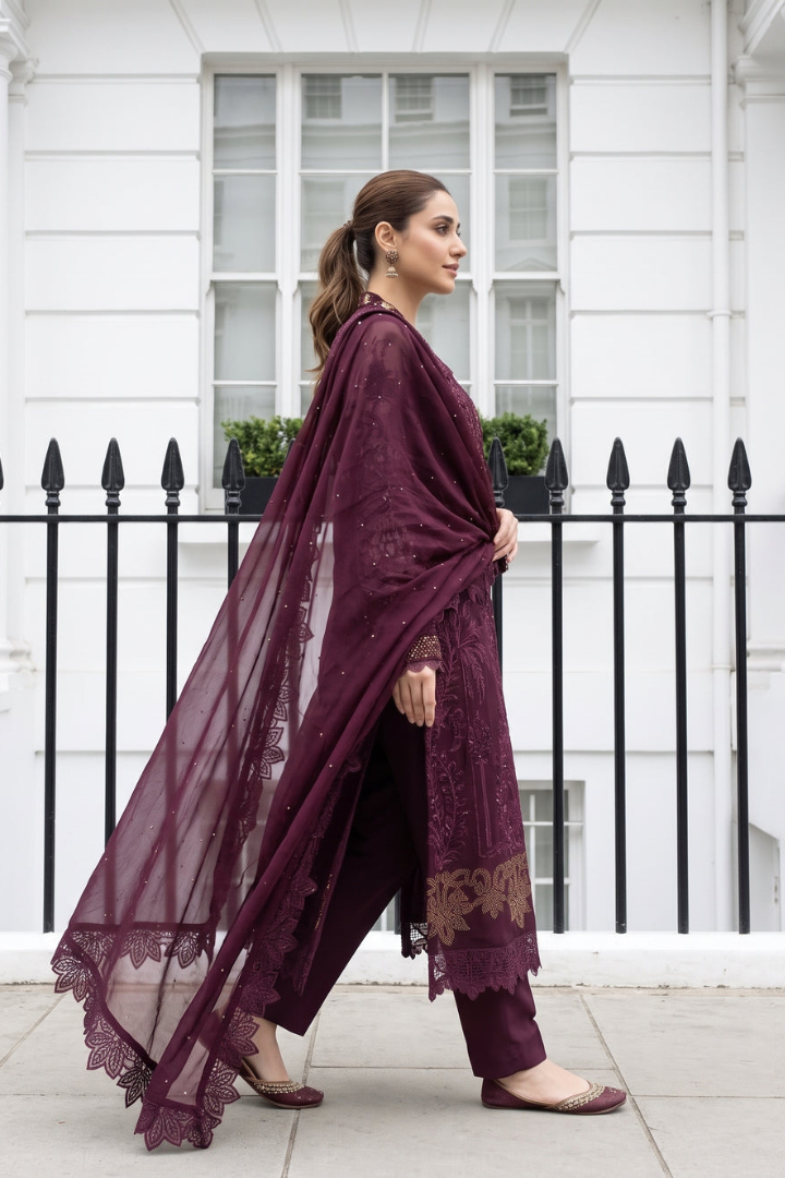 Ayzel – Embroidered Chiffon Collection | 5122