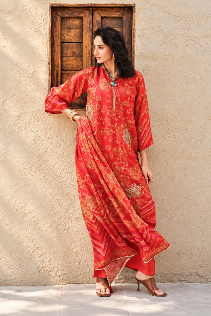 Sanaz Premium Embroidered Muslin Suits | 3501-3504