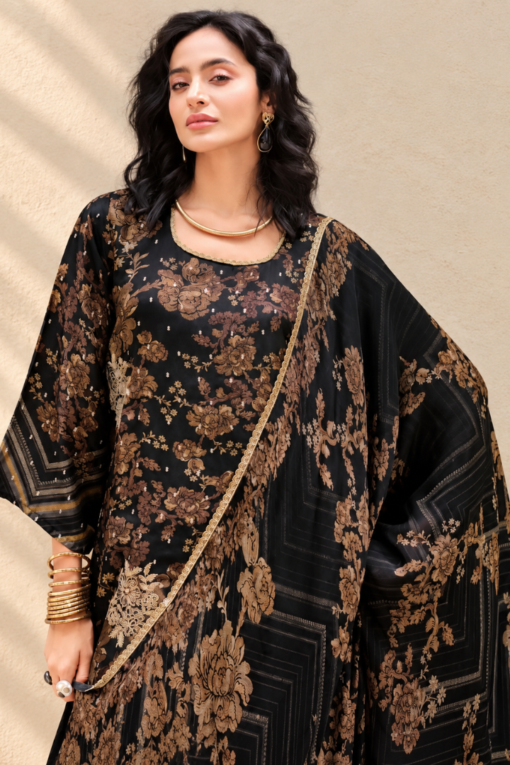 Sanaz Premium Embroidered Muslin Suits | 3501-3504