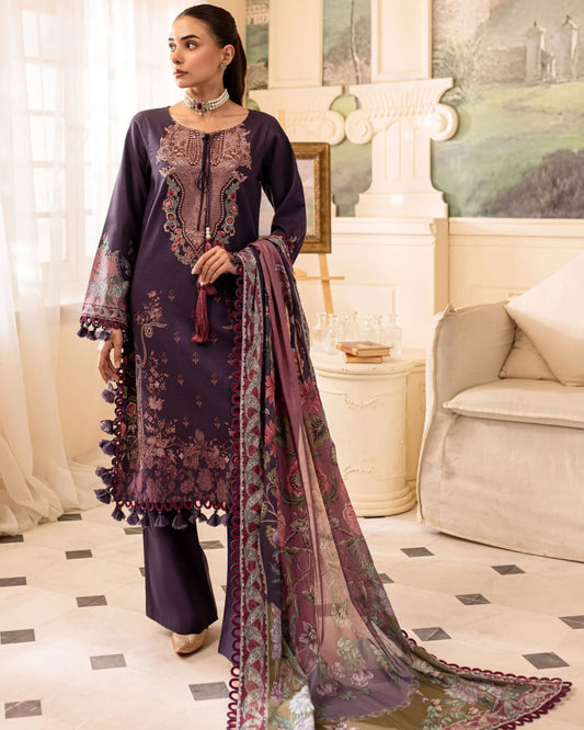 Embroidered Urbane Lawn Collection - 20530