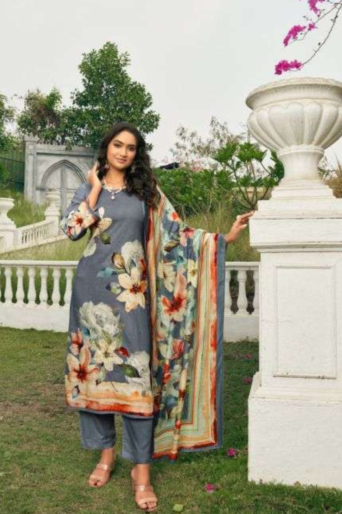 Floral Embroidery Pasmina Edition