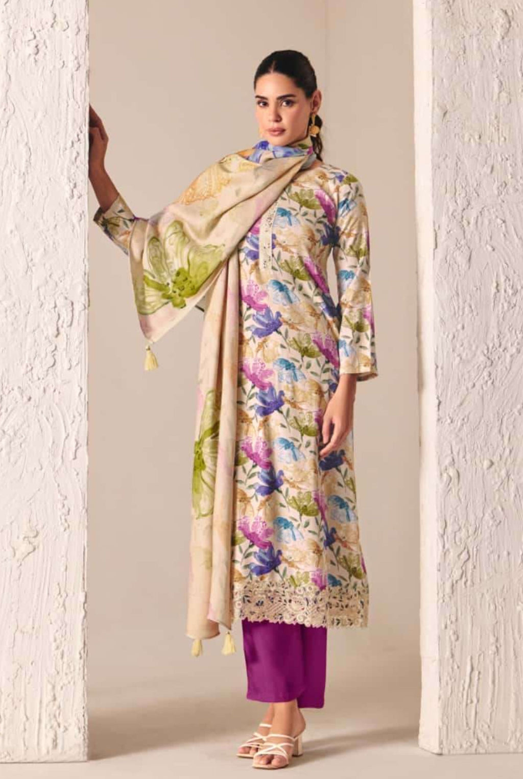 Classic Pashmina Designer Wear || 1002