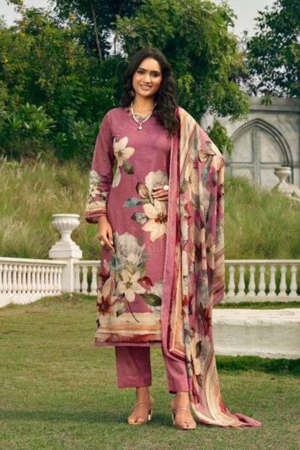 Floral Embroidery Pasmina Edition