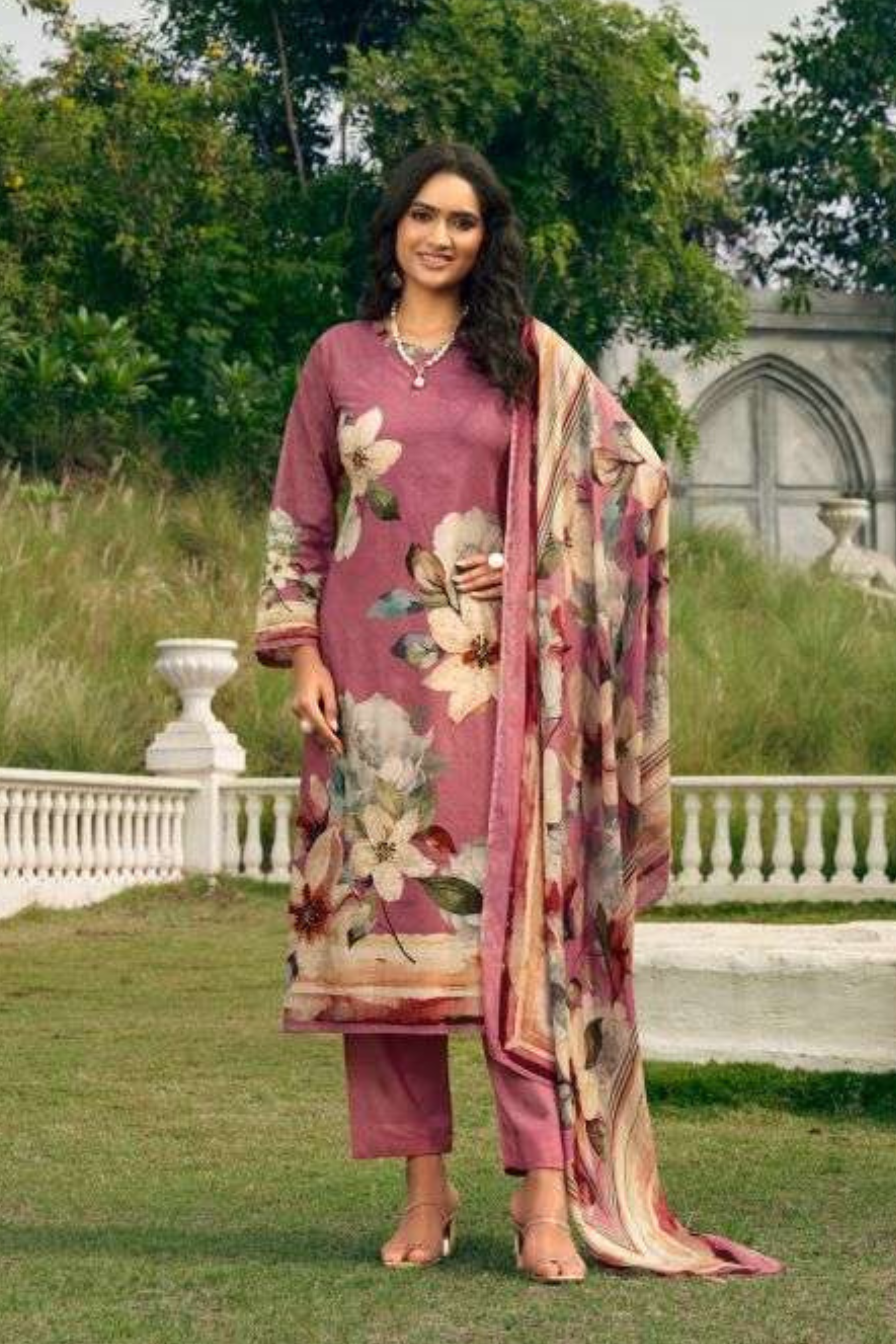 Floral Embroidery Pasmina Edition