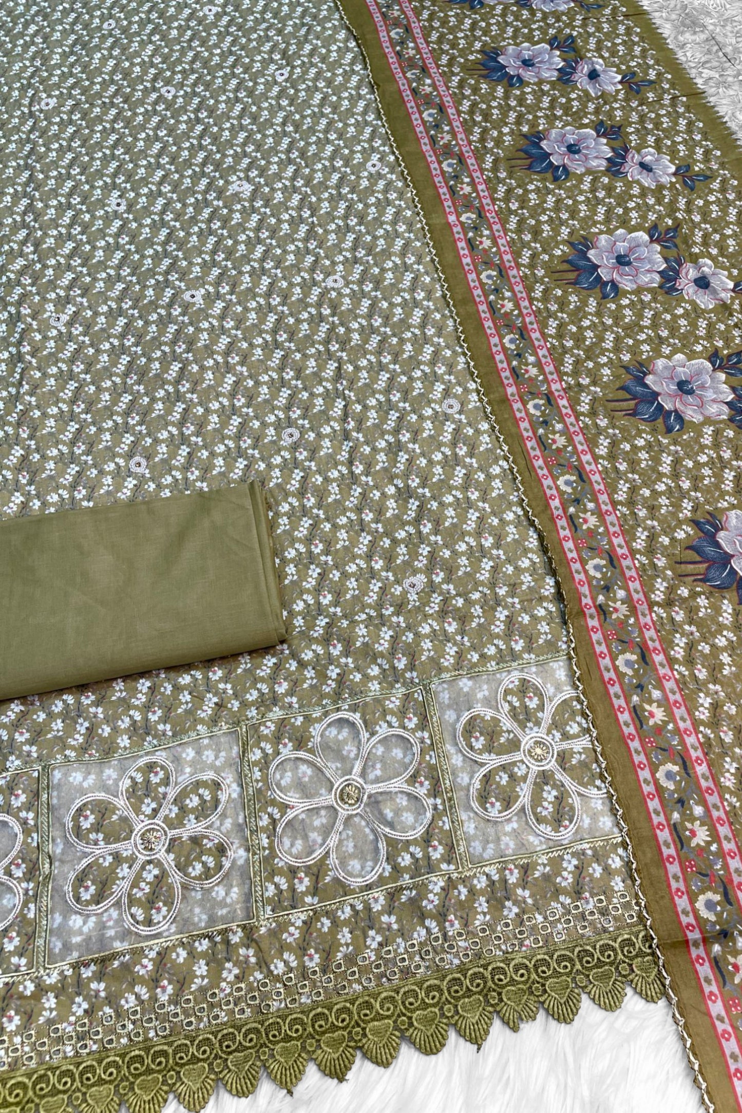 Floral Embroidery Cotton Collection | 103