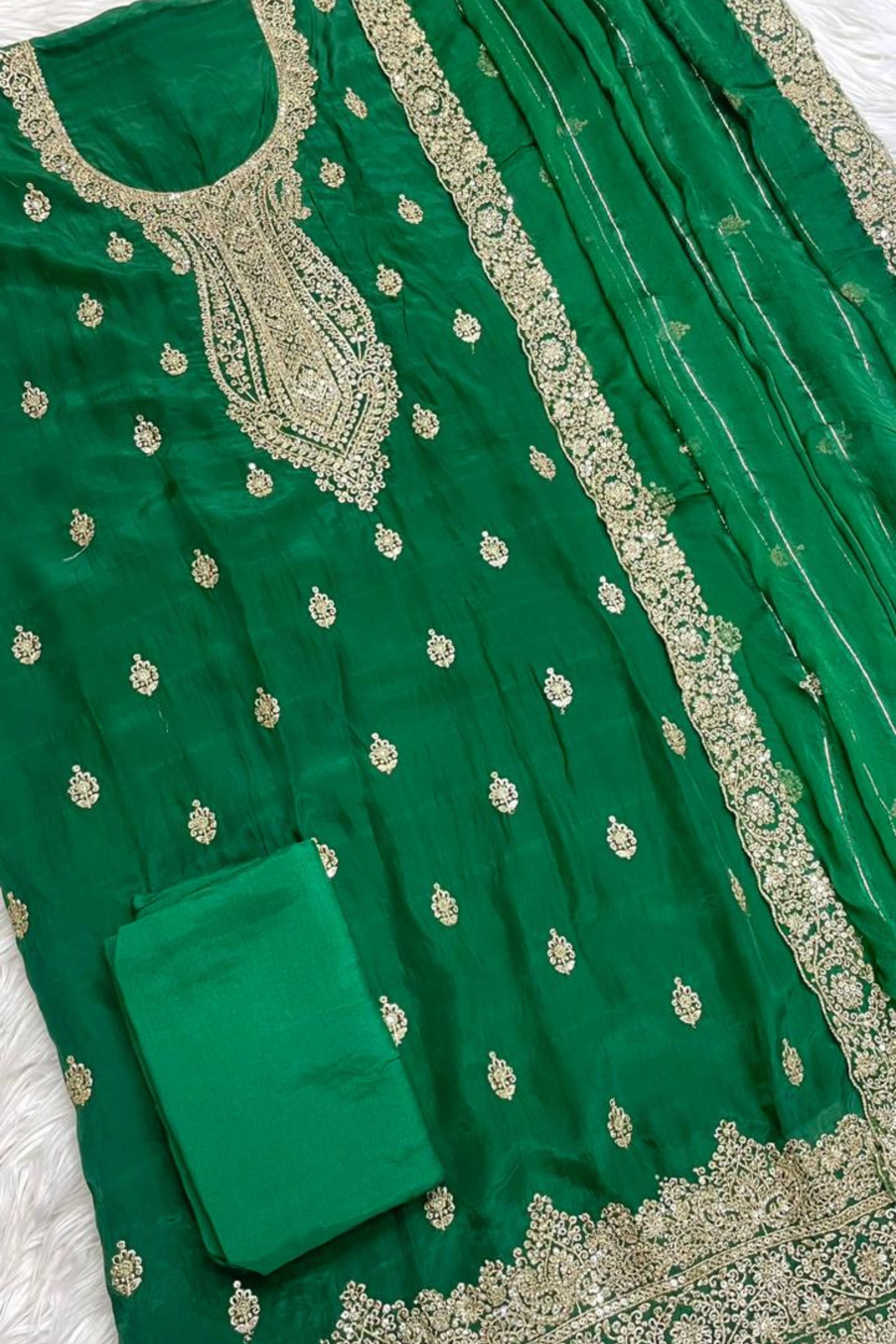 Emerald Royal Embroidered Suit