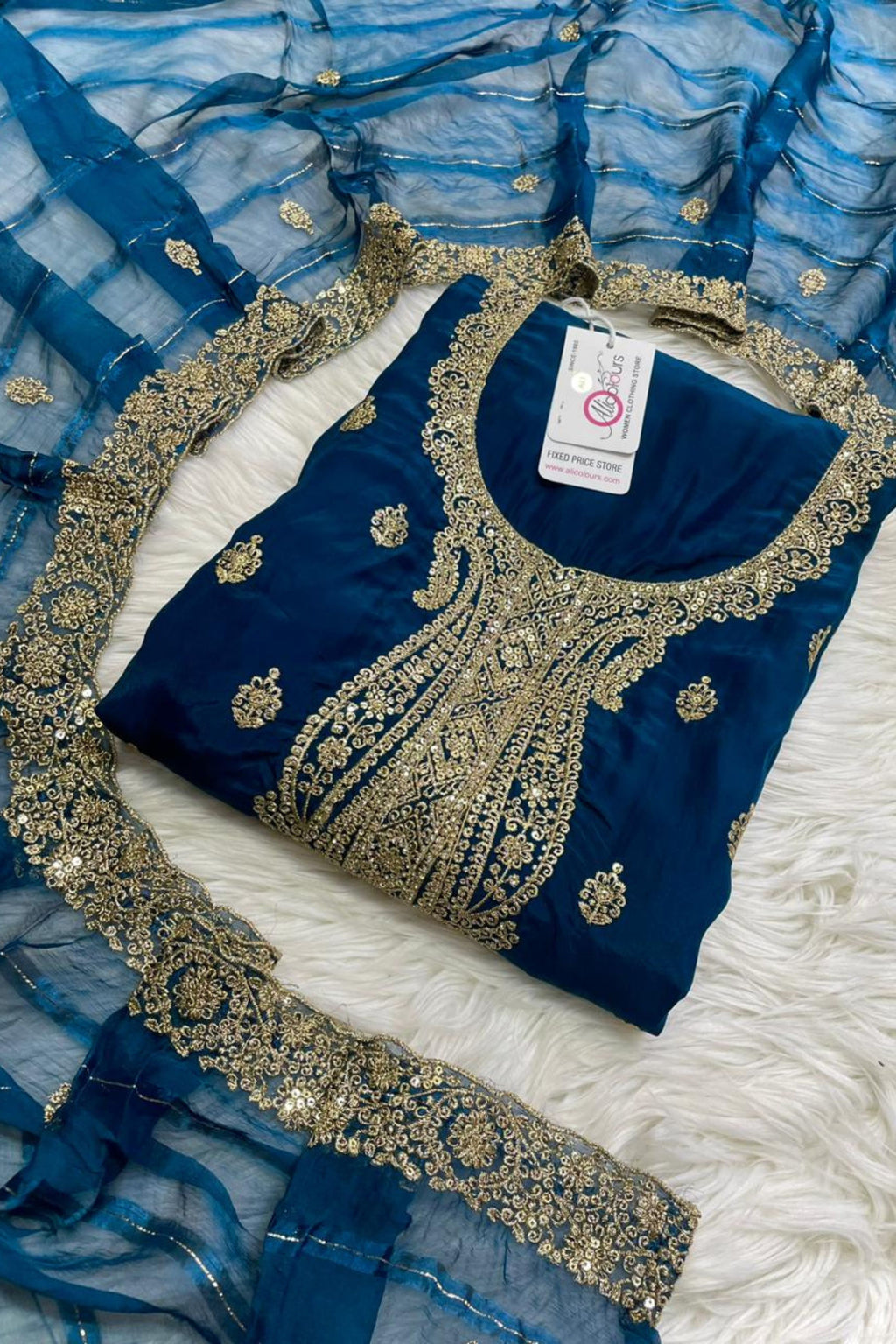 Emerald Royal Embroidered Suit