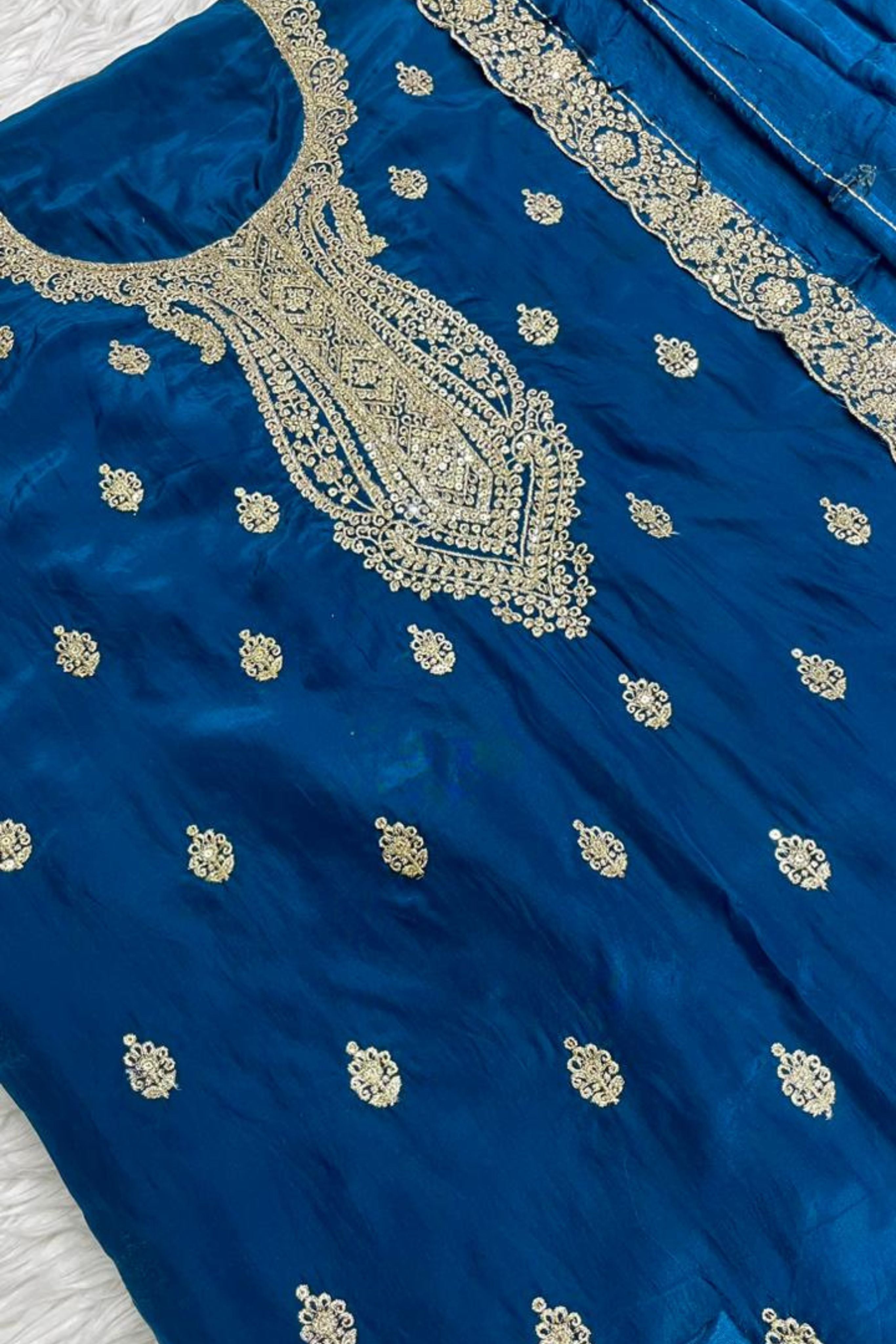 Emerald Royal Embroidered Suit