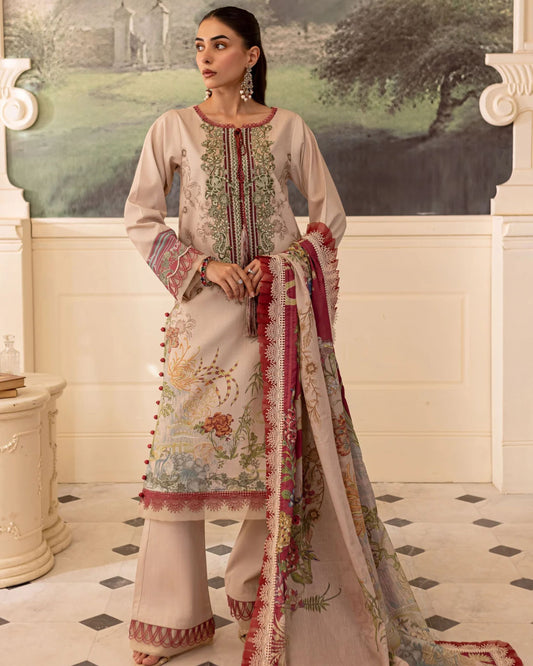 Embroidered Urbane Lawn Collection - 20536