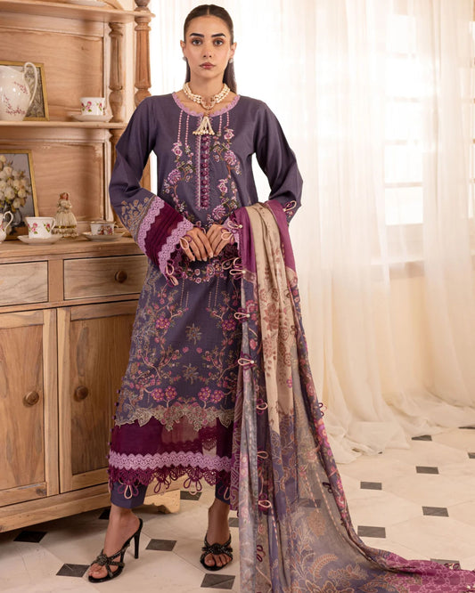 Embroidered Urbane Lawn Collection - 20537