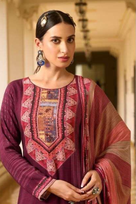 Majestic Pashmina Kaftan Set