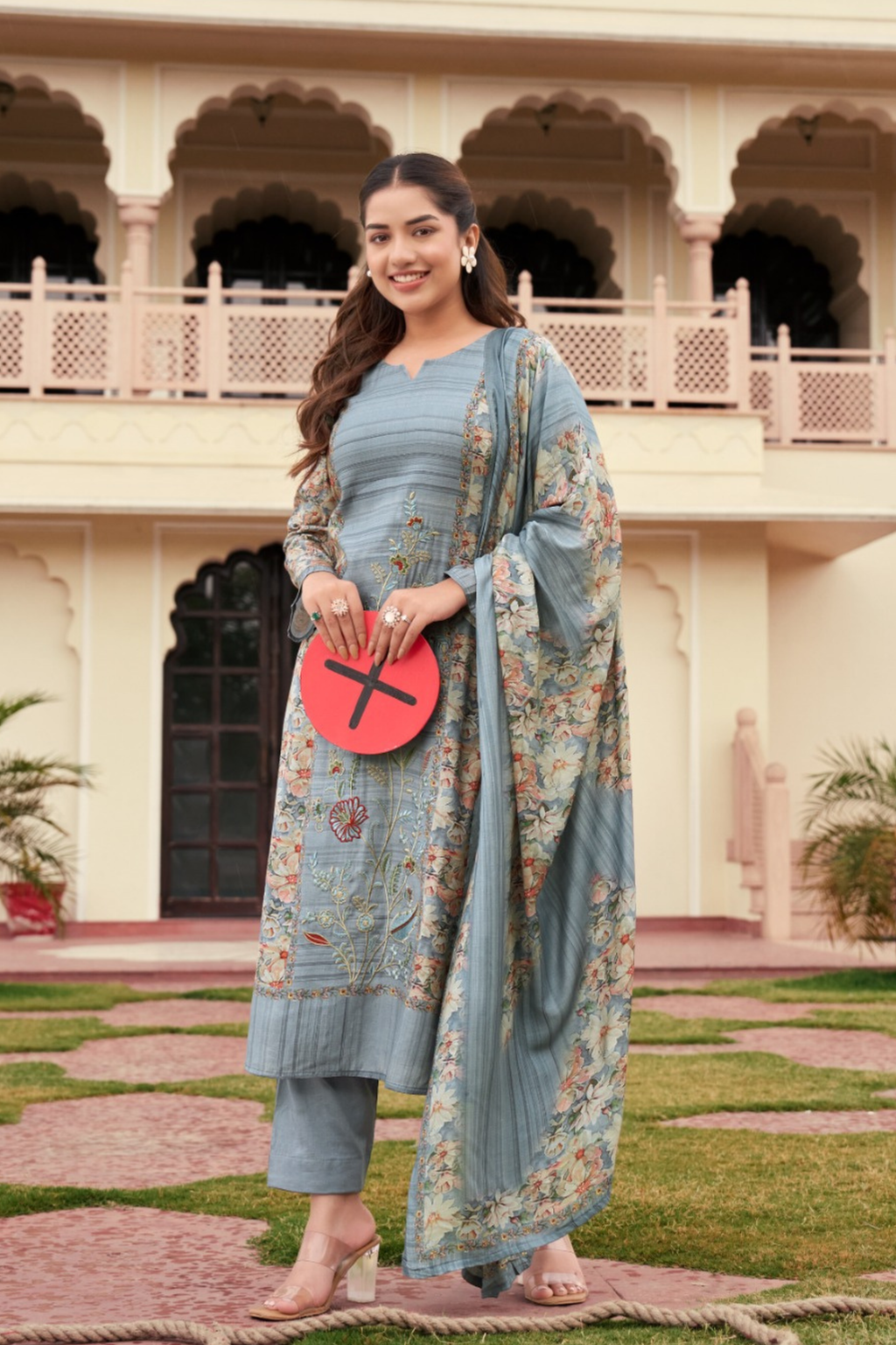 Floral Embroidery Pashmina Edition