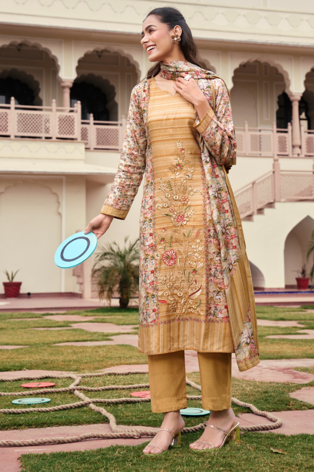 Floral Embroidery Pashmina Edition