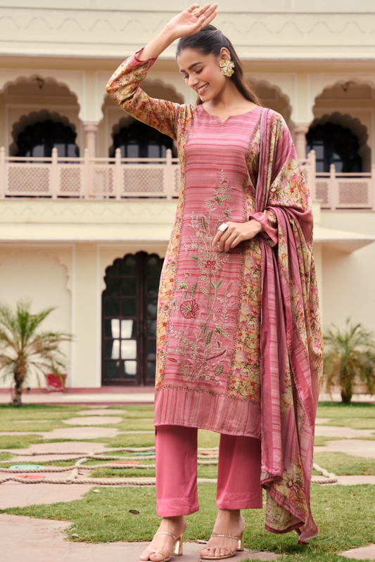 Floral Embroidery Pashmina Edition