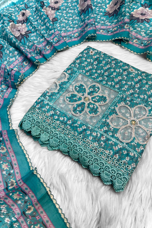 Floral Embroidery Cotton Collection | 104