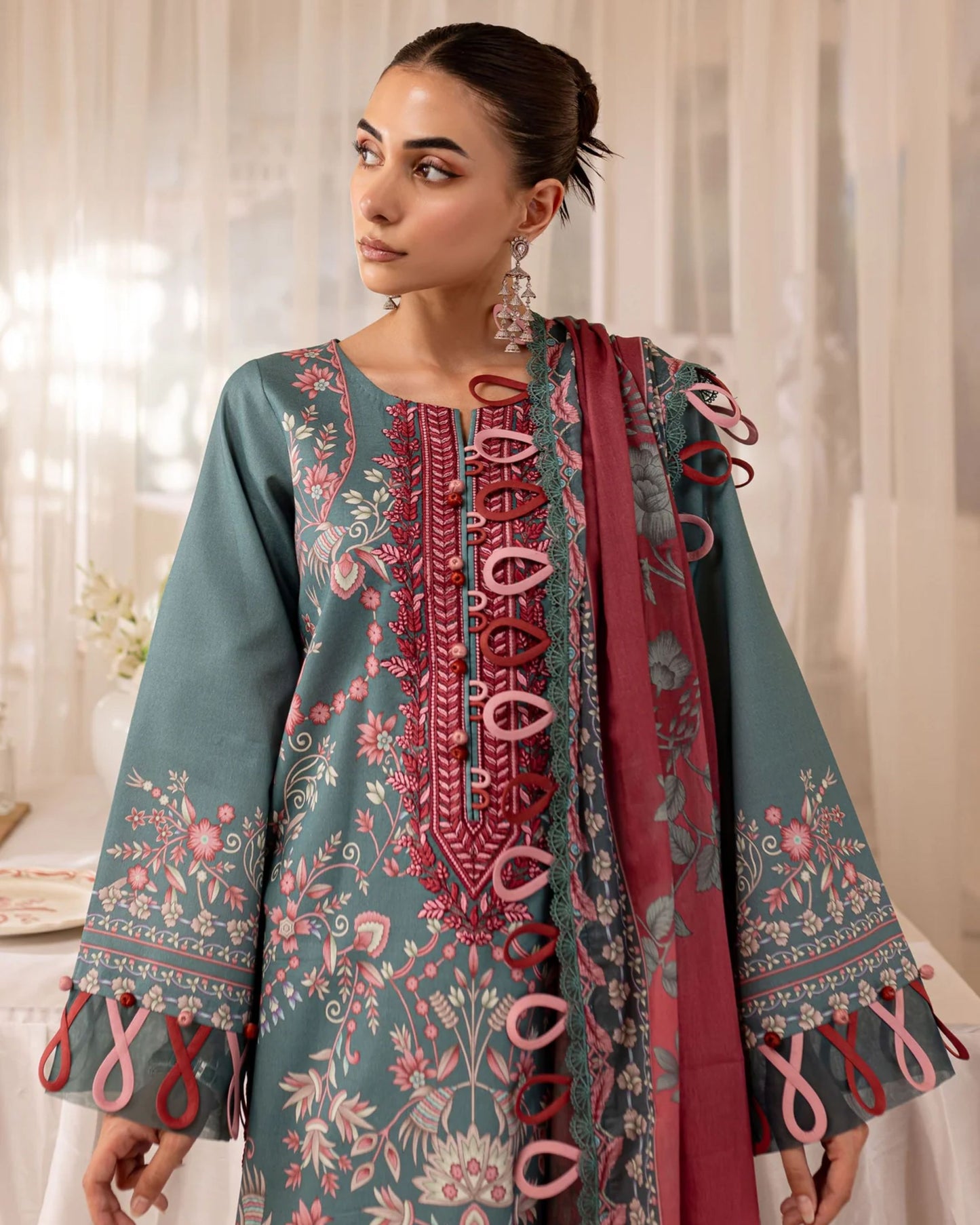 Embroidered Urbane Lawn Collection - 20531