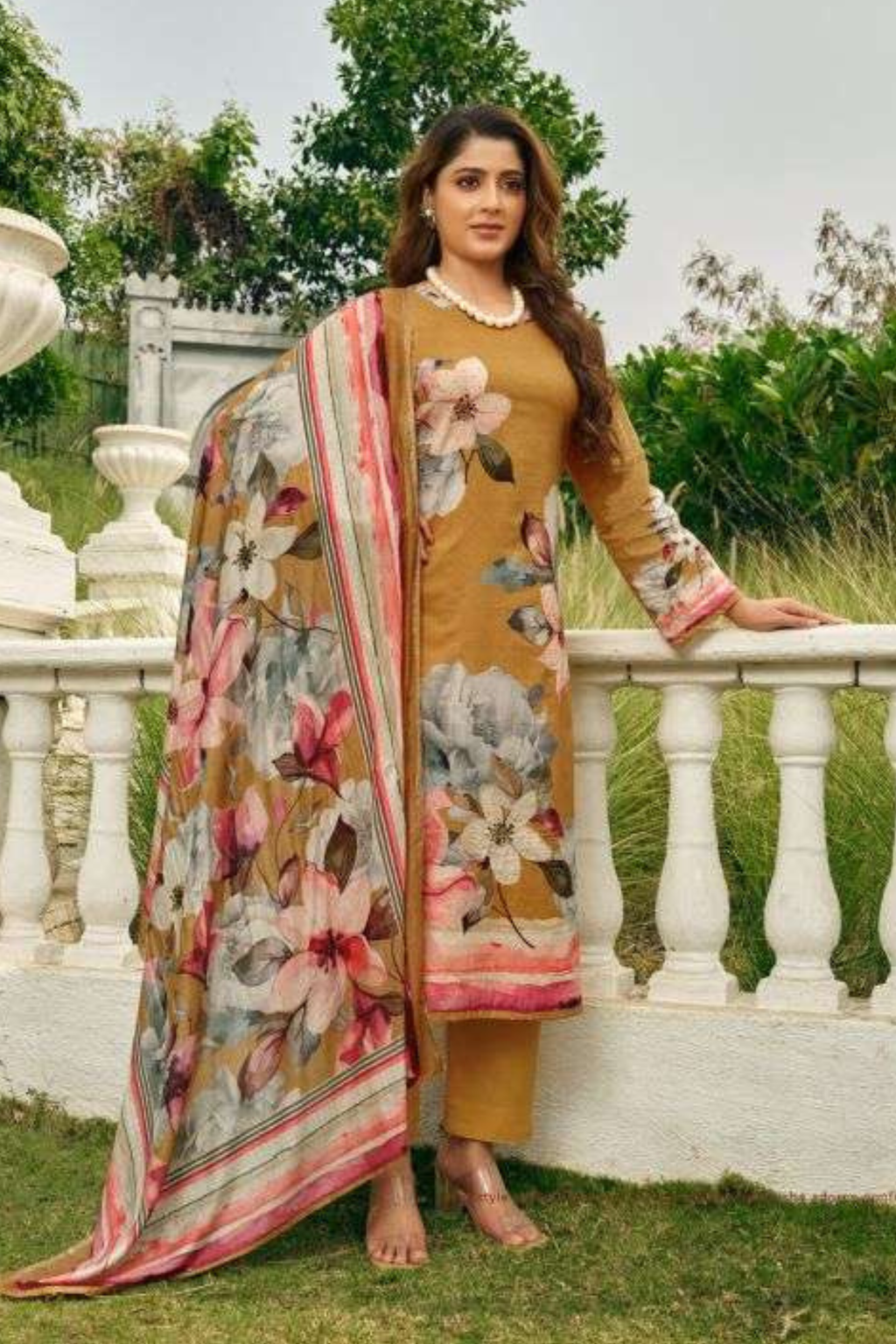 Floral Embroidery Pasmina Edition