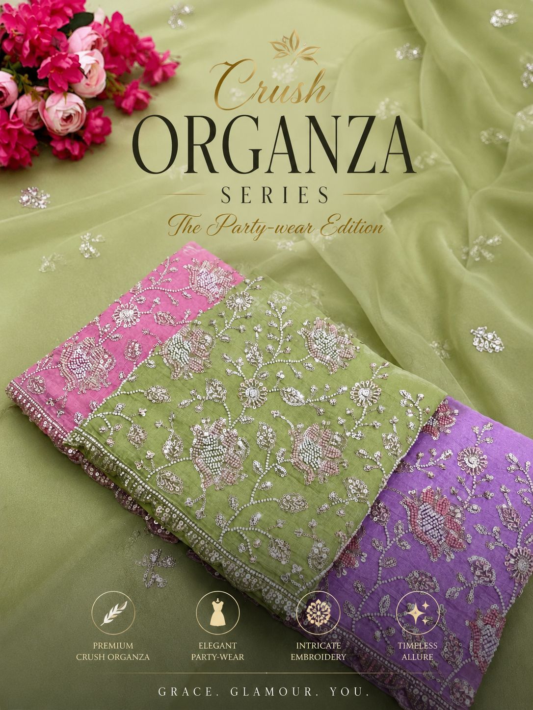 Premium Organza Series | 5501-5503