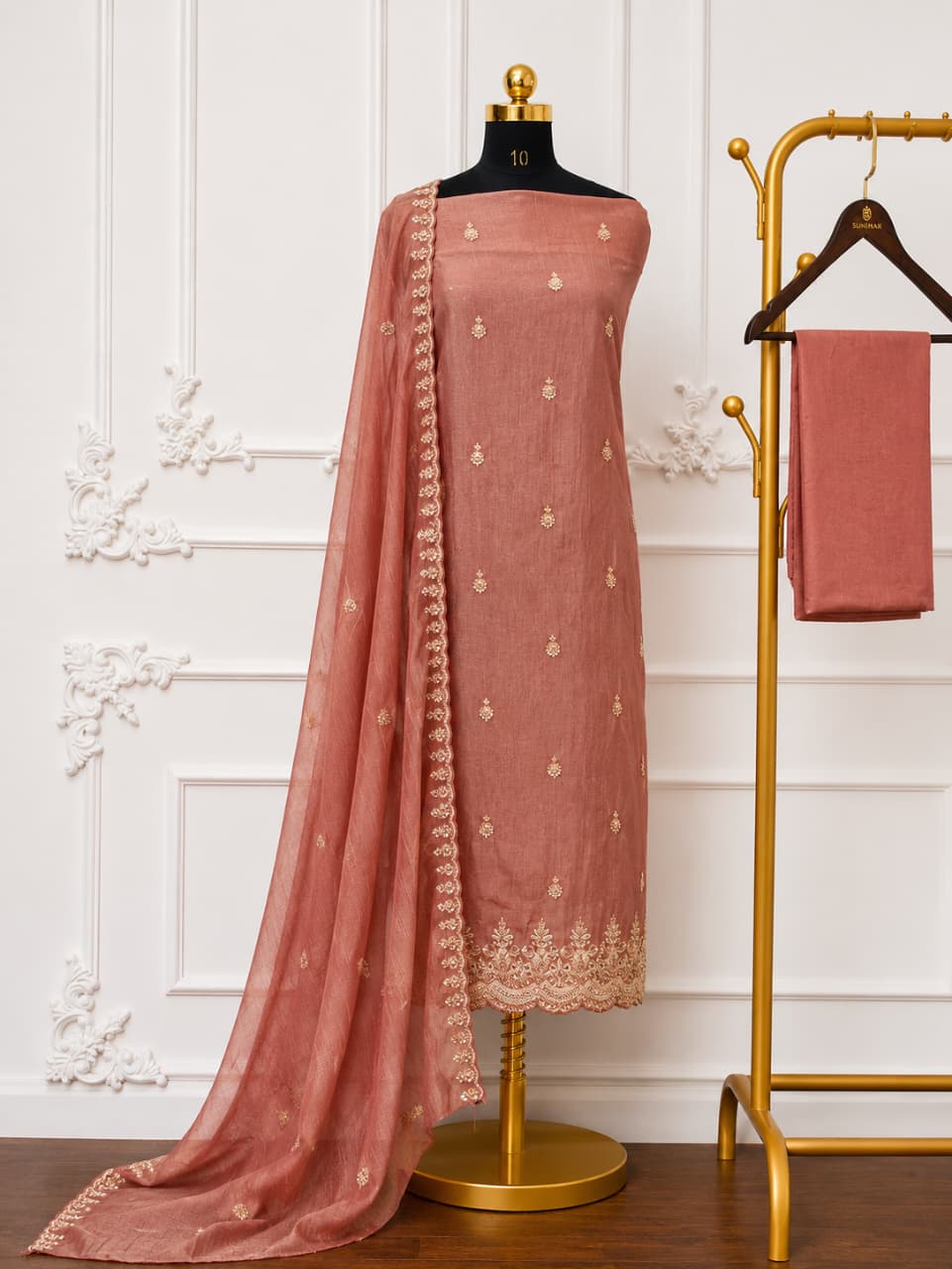 Intricate zardozi handwork festive series | 2510-2513