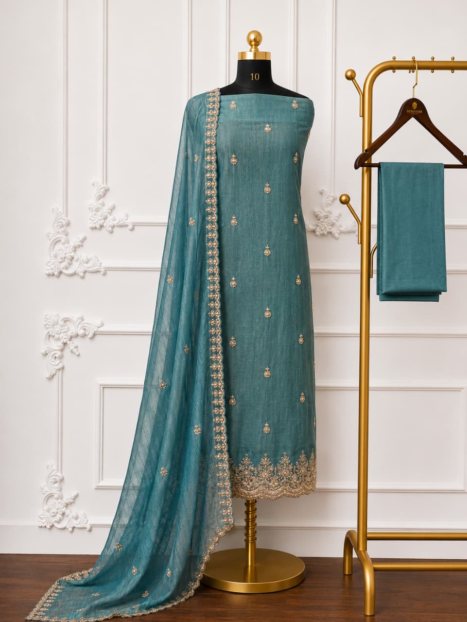 Intricate zardozi handwork festive series | 2510-2513