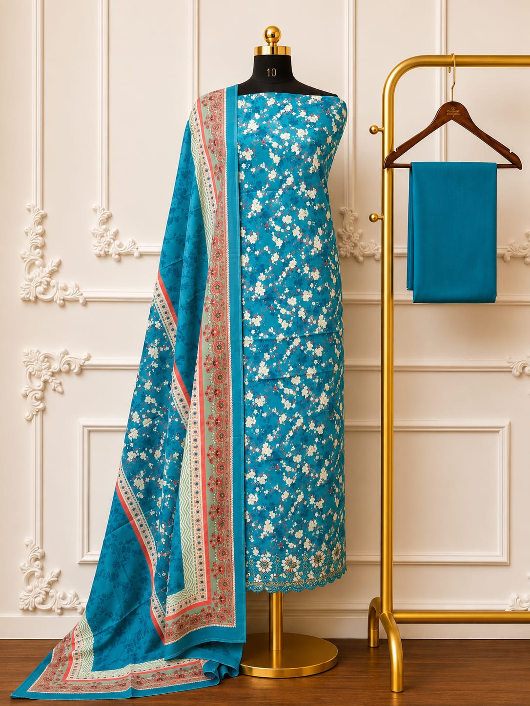 Premium Soft Embroidered Cotton Set | 2031-2033