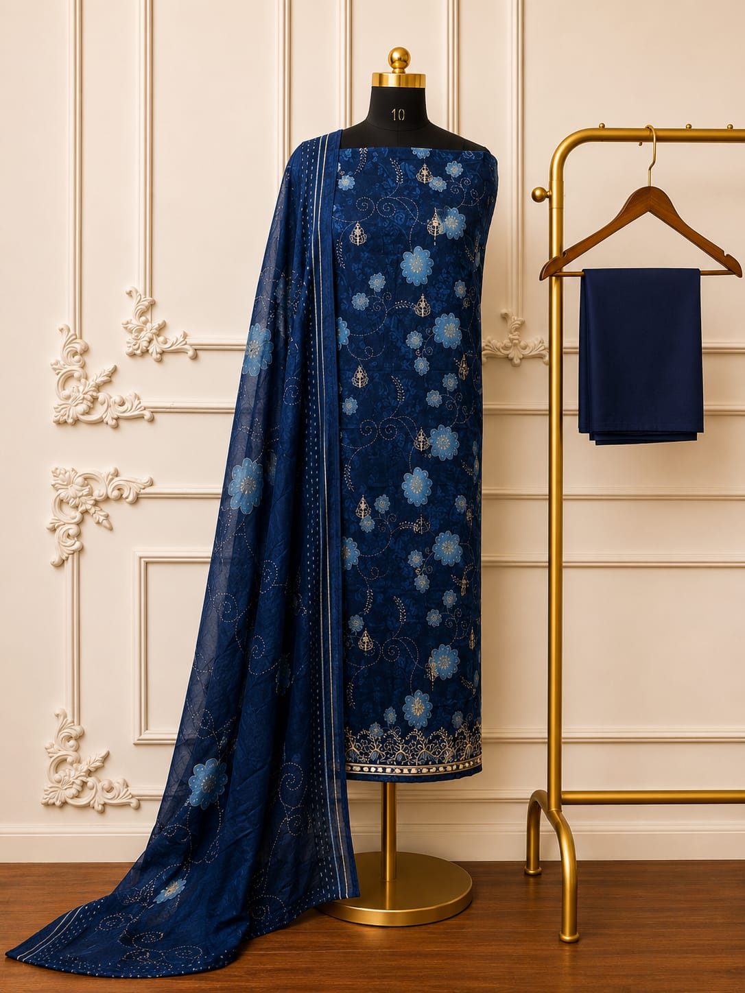 Premium Embroidered Soft Cotton Se | 2031-2033