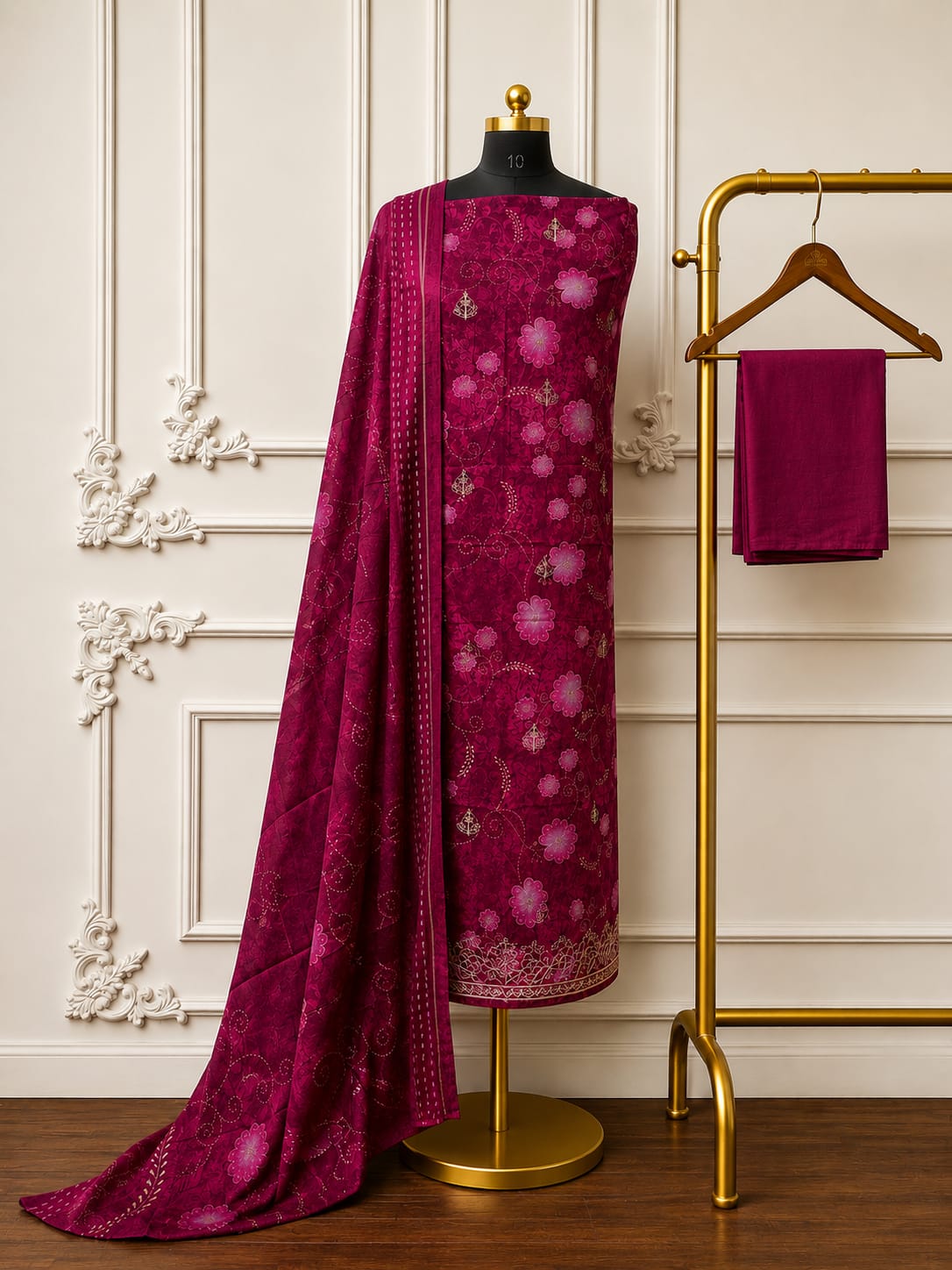 Premium Embroidered Soft Cotton Se | 2031-2033