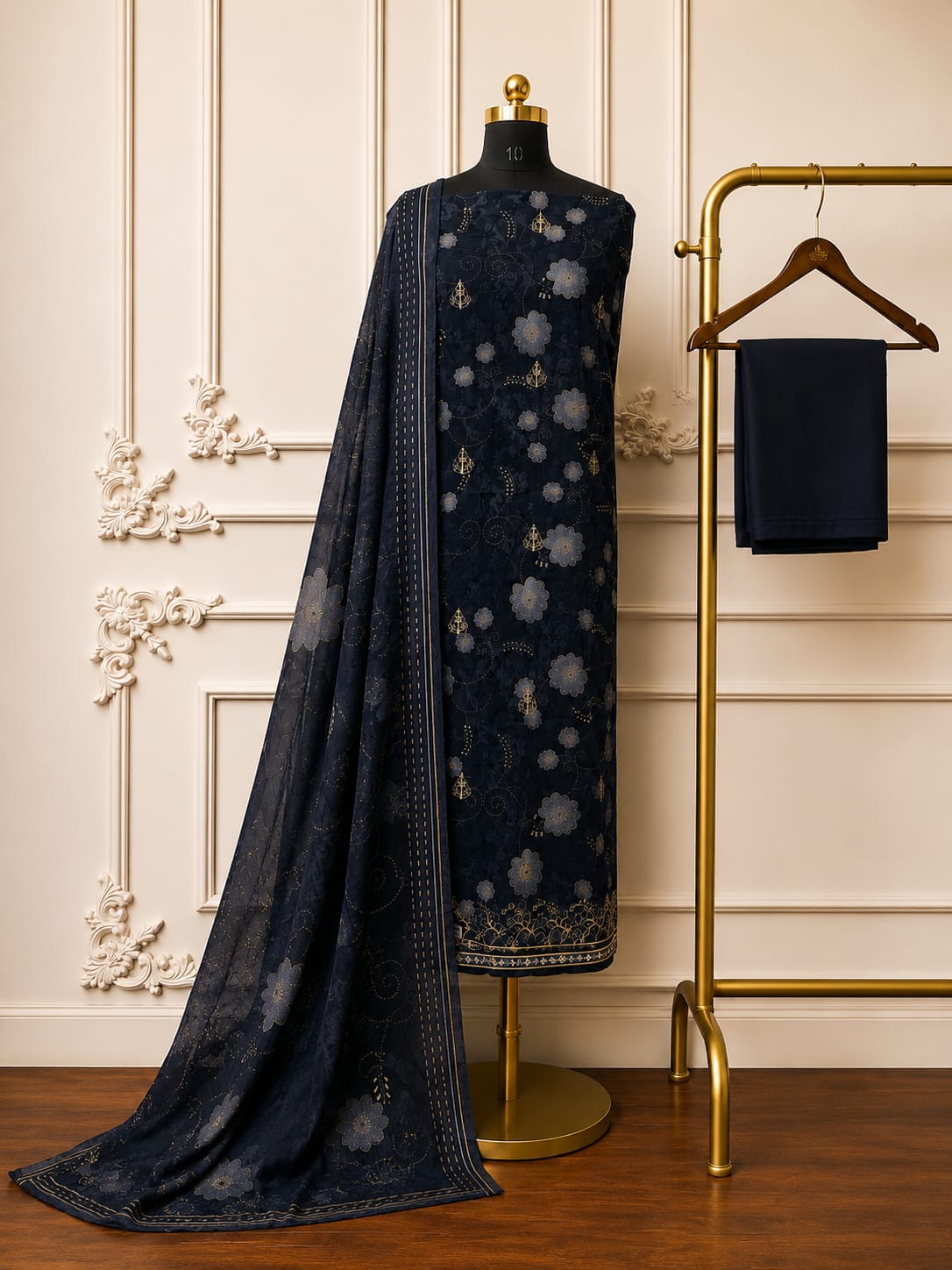 Premium Embroidered Soft Cotton Se | 2031-2033