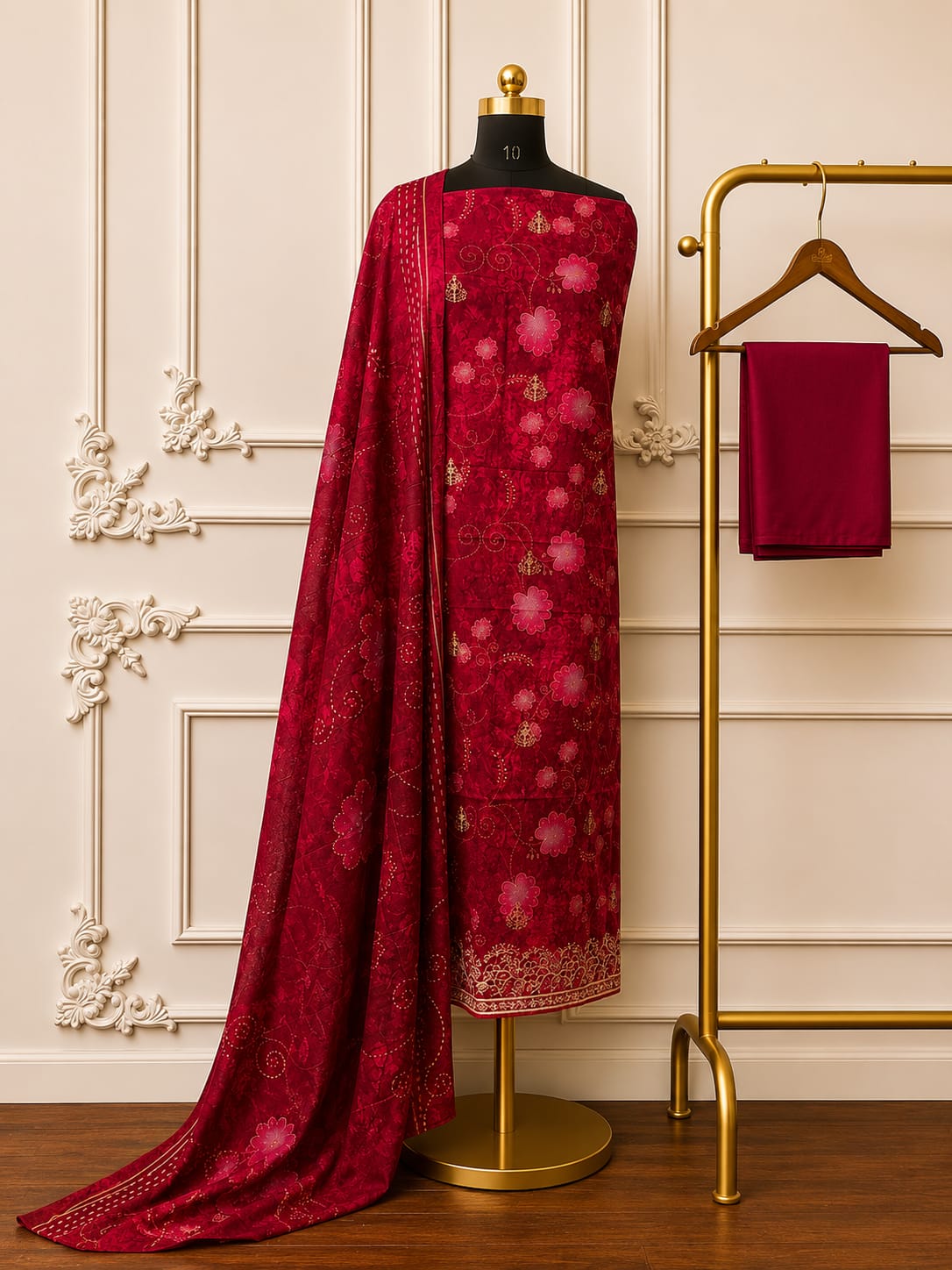 Premium Embroidered Soft Cotton Se | 2031-2033