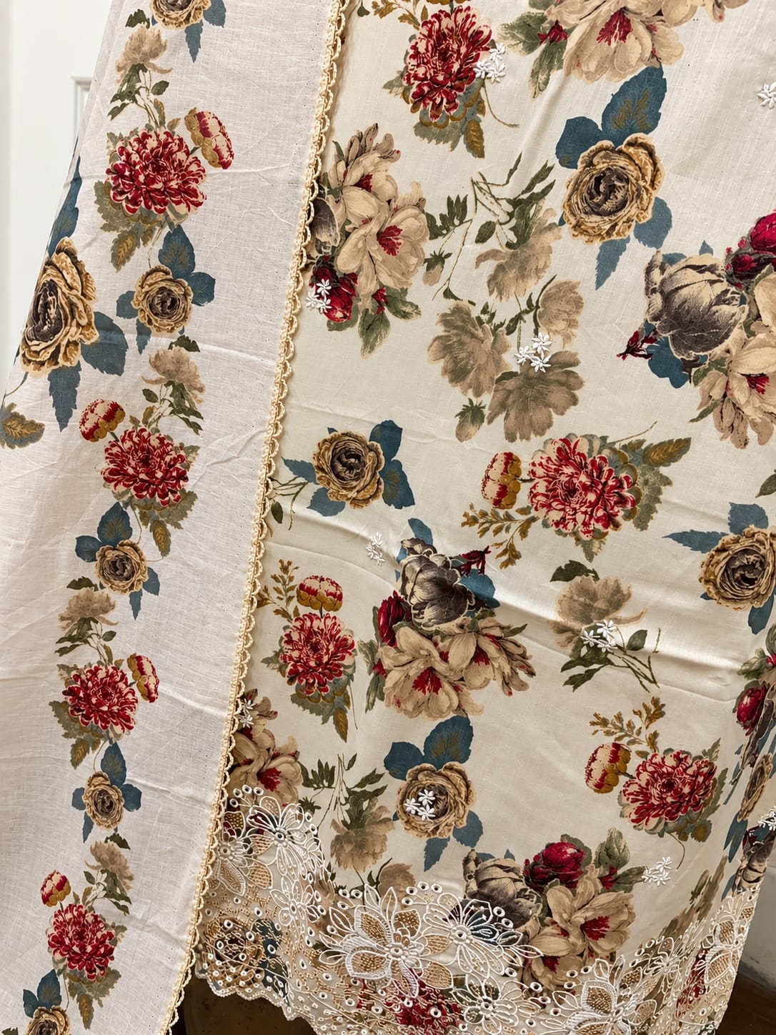 Premium Embroidered Cotton Suits | 6601