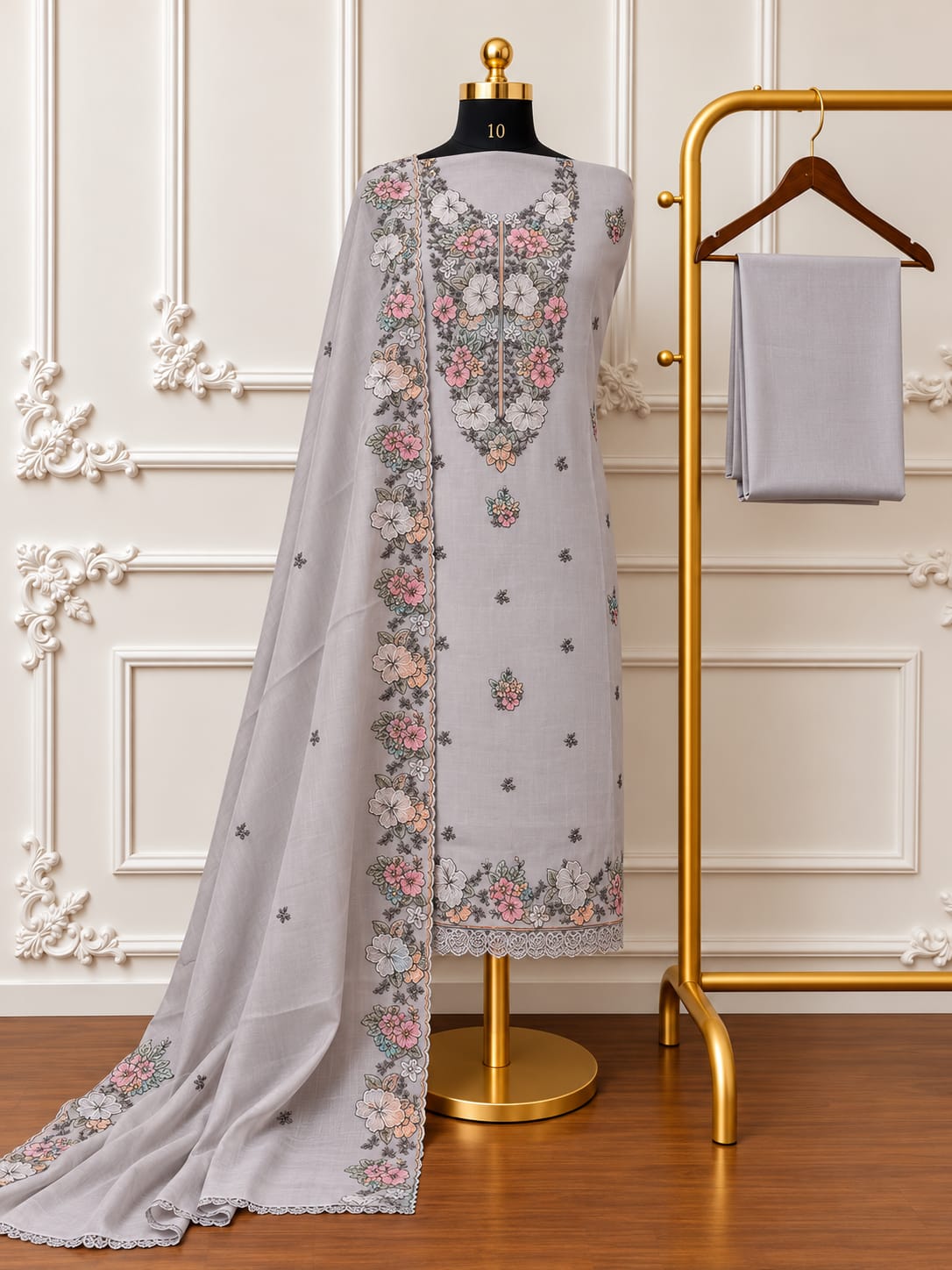 Elegant Floral Embroidered Cotton Edit | 5901 -5904