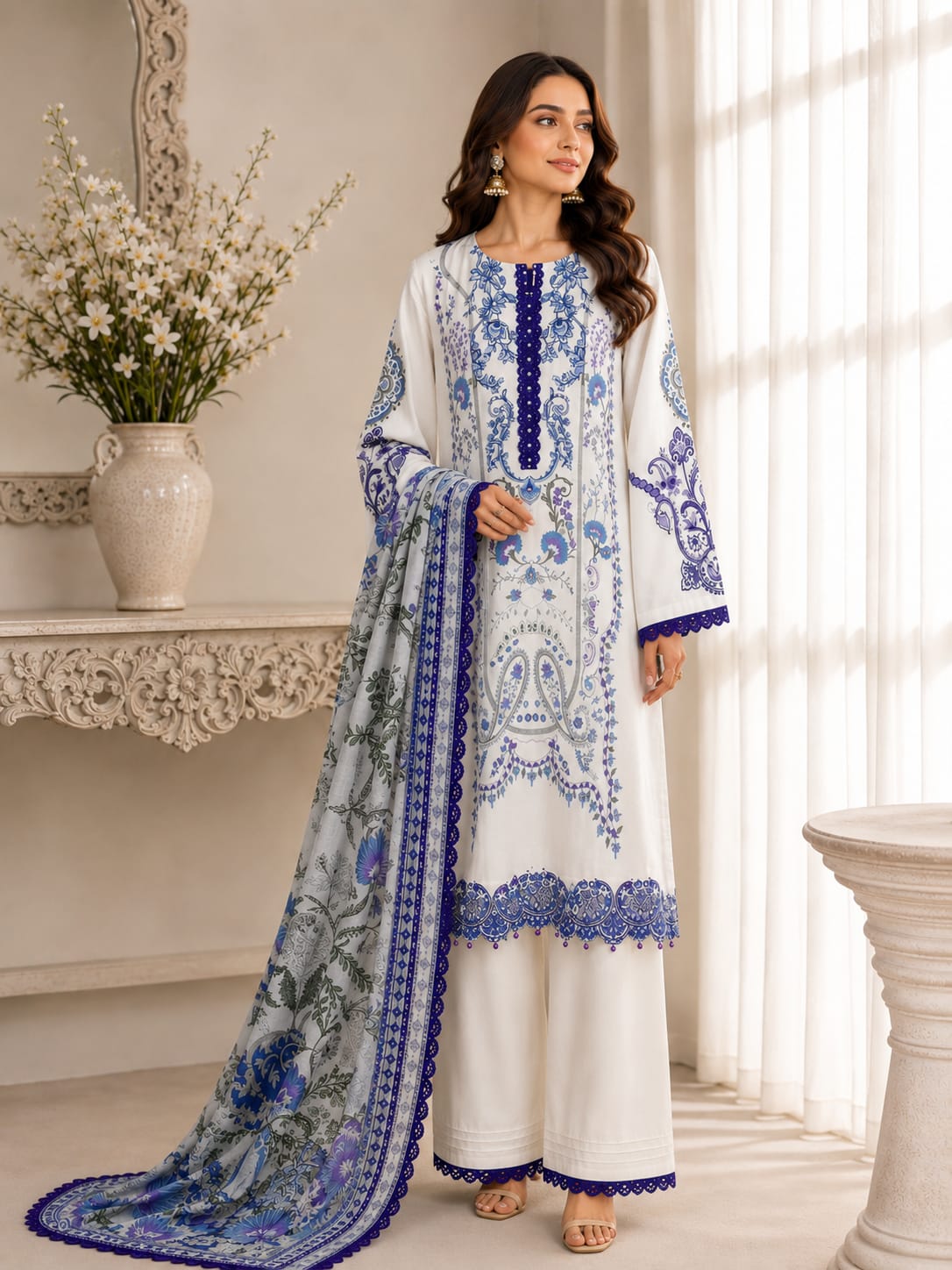 Bahar -E -Gul Lawn Edit | 4217