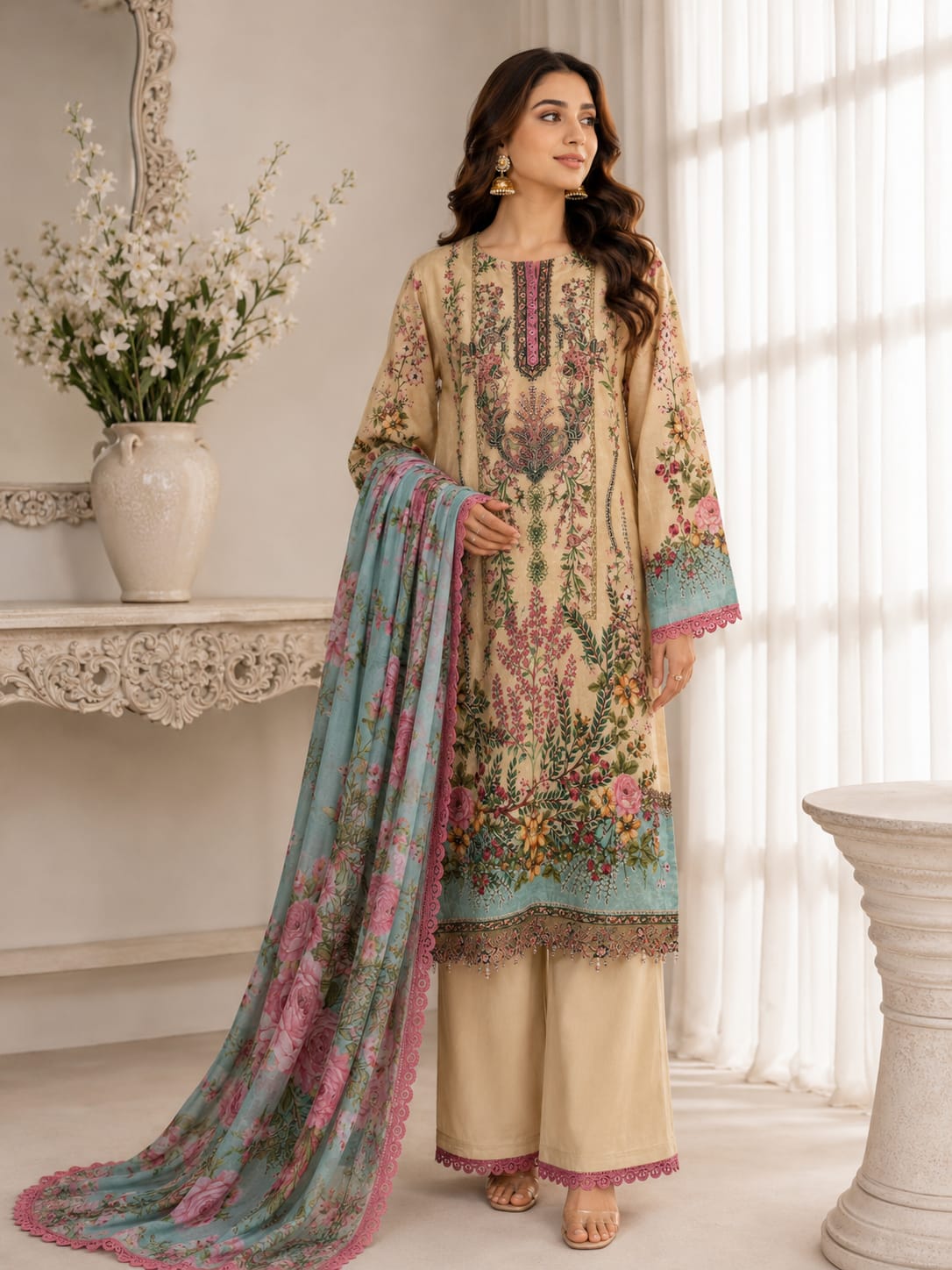 Bahar -E -Gul Lawn Edit | 4215